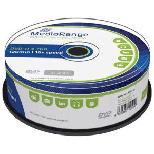 DVD-R 4,7GB 16x 25/1 MediaRange