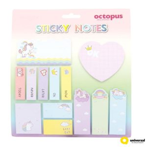 Blok samoljepljivi Octopus mix UNL1743