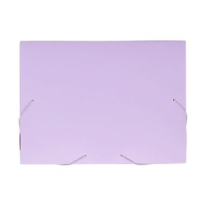 Fascikla mapa sa dvije gume Box PP ljubičasta